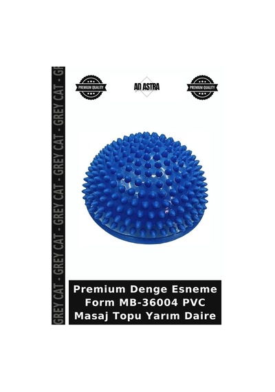 Premium Denge Esneme Form Mb-36004 Pvc Masaj Topu Yarım Daire Çok Renkli