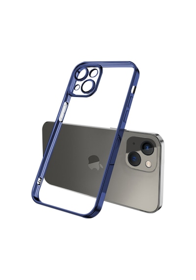 Ally Apple Uyumlu iPhone 13 6.1Inç Renkli Kenar Lazer Çerçeveli Silikon Kilif 555331643