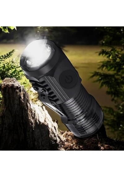 Tr El Feneri Led Usb Şarjlı-ultra Güçlü Parlak Mini Boy El Feneri Enerji Sınıfı A++ Ortam Lambası Deprem,polis,