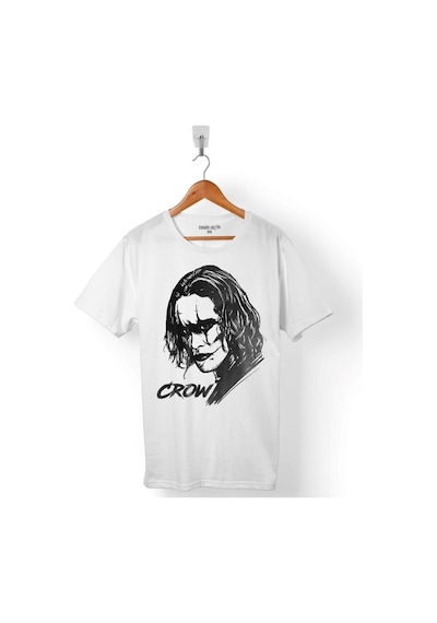 Brandon Lee The Crow Face Ölümsüz Aşk Erkek Tişört 001