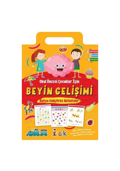 Beyin Gelişimi - Hafıza Geliştirici Aktiviteler-Okul Öncesi Çocuklar için- Bıcırık Yayınları