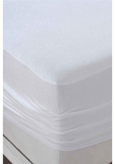 Bebesi Fitted Alez Bebe Alezi 70x120 Cm Sıvı Geçirmez Micro Kumaş Yatak Koruyucu Beyaz