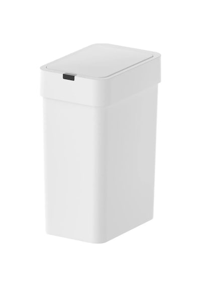 Sensörlü Otomatik Slim Çöp Kovası 9 Litre Plastik Beyaz Yerli Üretim Beyaz