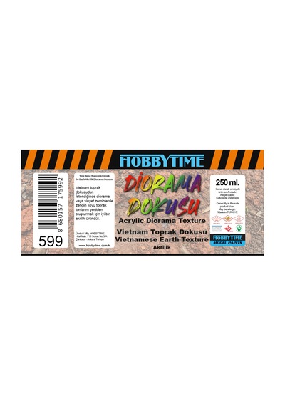 Hobbytime 599 250 Ml. Vietnam Toprak Dokusu Vietnamese Earth Texture
