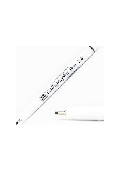 Zig Permanent Siyah 2.0 Mm Kaligrafi Kalemi Pca-210