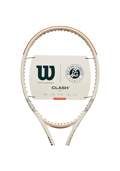 Wilson Clash 100l V3 Roland Garros Tenis Raketi 280 Gr. Wr204411