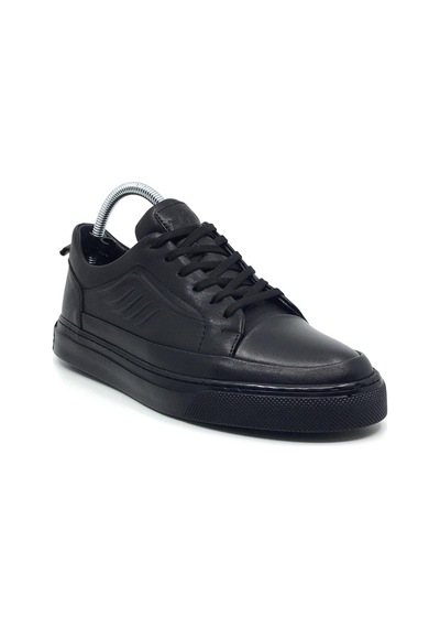 Taşpınar %100 Hakiki Deri Erkek Yazlık Rahat Günlük Sneaker Ayakkabı 40-44 Siyah