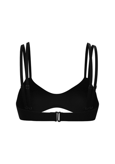 Calvin Klein Kadın Balconette Siyah Bralette Bikini Üstü-16000
