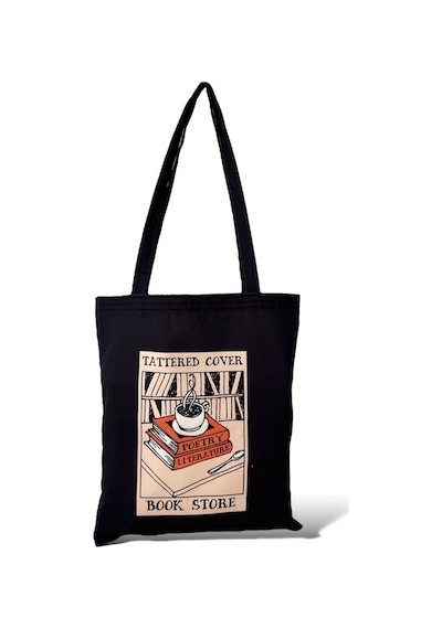 Toz Vintage Siyah Çift Taraf Desenli Coffe Bez Kol- Omuz Çanta Ekru - Siyah