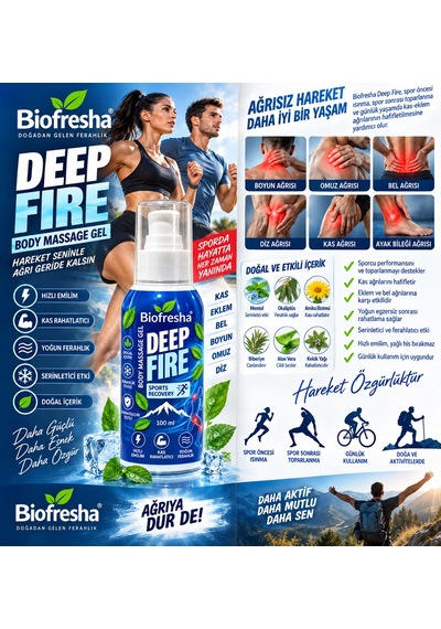 Biofresha Sporcu Jeli Acı Giderici Kas 150 Ml