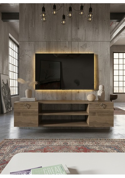 Resital Tv Ünitesi S1242-2 Ceviz Ceviz