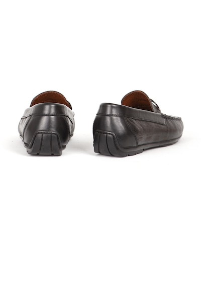 Marcomen Erkek Tokalı Casual Loafer Gerçek Deri 19389 Siyah