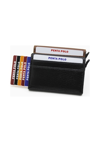 Polo W Club Penta Polo Deri Çerçeveli Mekanizmalı Akıllı Kartlık (442533975)