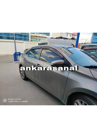 Toyota Corolla Uyumlu Mügen Cam Rüzgarlığı 2013-2018 Arası 4 Lü Takım N11.38412