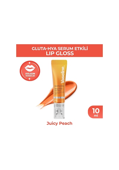 Gluta Hya Serum Etkili Lip Gloss Juicy Peach
