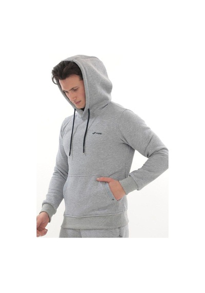 Kanguru Cepli Kapüşonlu 3 Iplik Kışlık Sweat Takım Gri