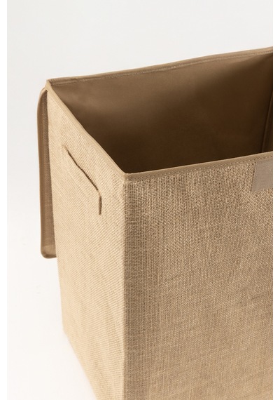 Tidy Jüt Kapaklı Düzenleyici Büyük Kutu 40x50x30cm 6012 Natural