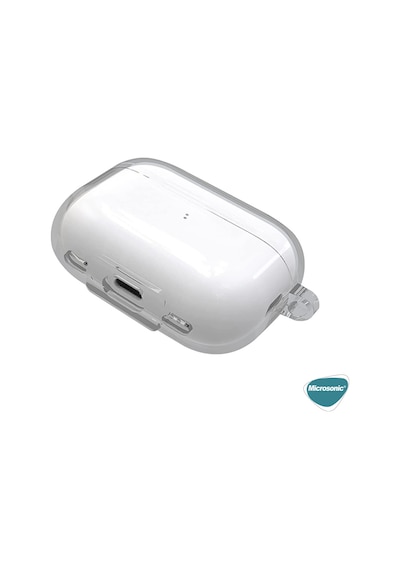 Microsonic Apple Uyumlu AirPods Pro 2.Nesil Kılıf Transparent Clear Soft