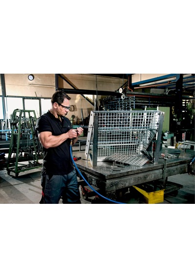 Metabo 604120000 Basınçlı Hava Matkap Db 10 " + Euro & Aro/orion Nipel Takma 1/4, Yağ-şişe Ergo Grif/sağ-/linksumschaltung Baskı: 6,2 Bar/hava: 360 L/min/devir Sayısı: 1800 Min