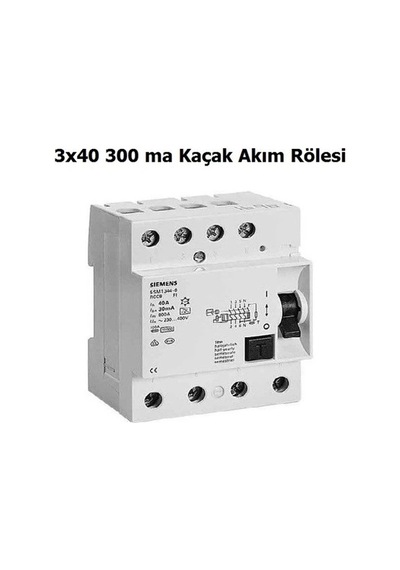 Siemens 3x40a 300 Ma Yangın Koruma Akım Rolesi Eski Kasa 5sv4644-0