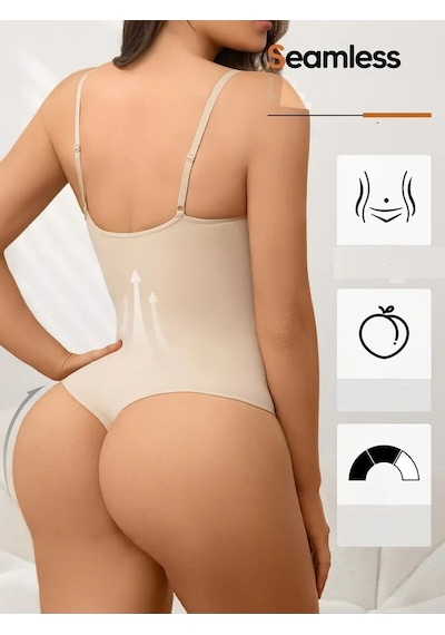 Mistirik Mimola Model 3 Bölge Etkili Örmekumaş Yapılı String Body Ten Renk042 Ten