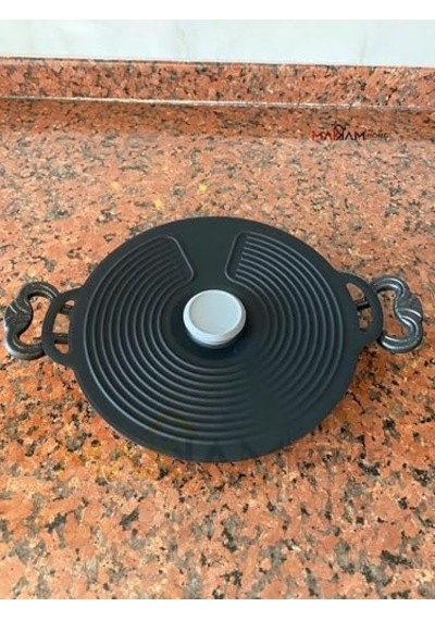 Silikon Tencere Kapağı, Tava Kapağı, Isı Koruyucu, Vakumlu Kapak, Muhafaza Kapağı Siyah, 4'lü Sku: Zeusb0fh5cn4hd 14 Cm