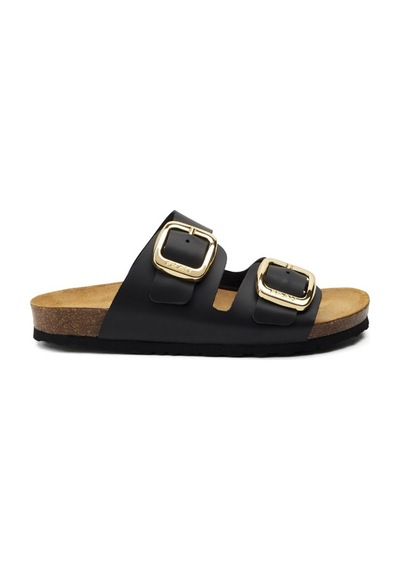 Terlik Kadın 17p8 Frau London Leather Nero Null Siyah