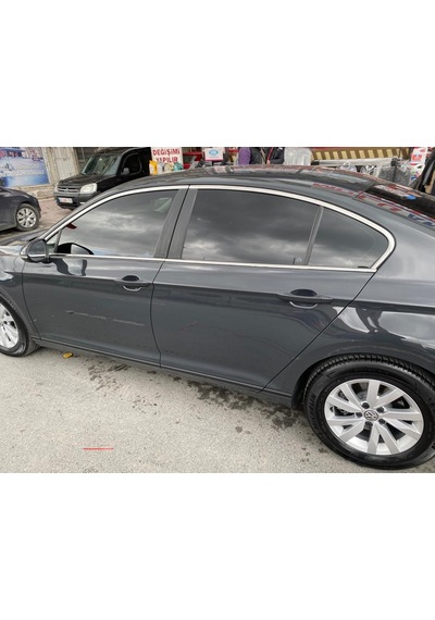Vw Passat B8.5 Cam Çerçevesi Krom 8 Parça 2019 ve Sonrası