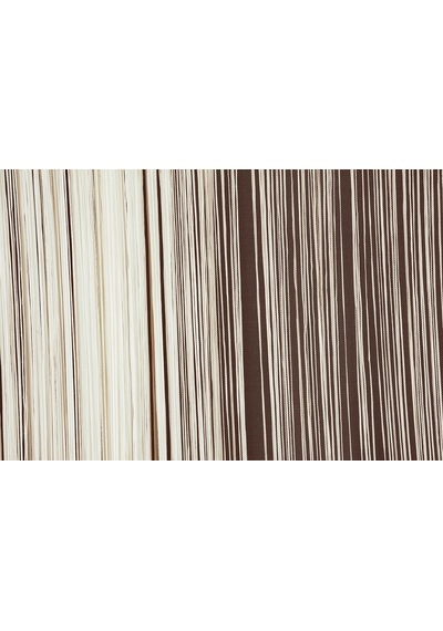 İp Perde İnce Zincir Krem Renk 300 X 280 Cm Krem