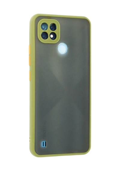 Realme C21 Kılıf Montreal Silikon Kapak - Açık Yeşil
