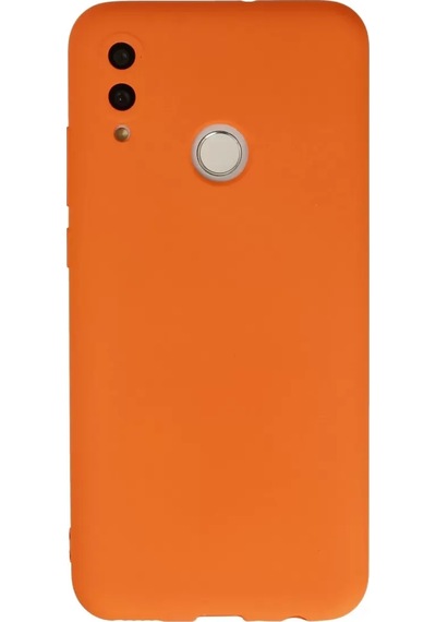 Newface Huawei P Smart 2019 Kılıf Nano İçi Kadife Silikon - Turuncu