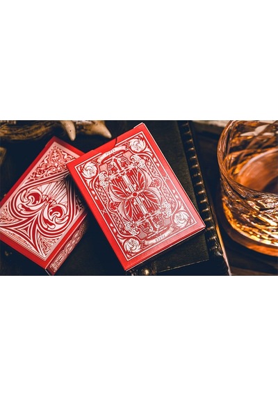King Star Sanctuary Red Premium Oyun Kağıdı Limited Edition Koleksiyonluk İskambil Kartları