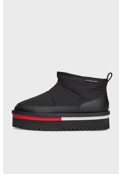 Tommy Jeans Bayan Bot En0en02689 Bds Siyah Siyah