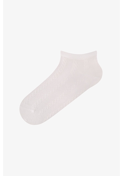 Penti Gri Soft Clouded Jakarlı 5 Çift Patik Çorap Gri Soft Multi