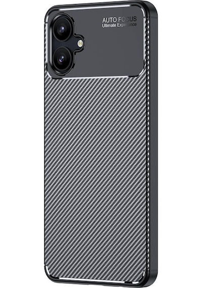 Galaxy A06 Kılıf Zore Negro Silikon Kapak Siyah