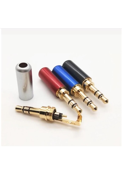 3.5 Mm Stereo Jack Gold 4 Boğumlu