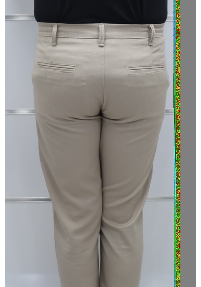 Marcao Dmctekstil Erkek Düz Normal Bel Normal Kesim Dar Paça Kışlık Jogger Pantolon Bej