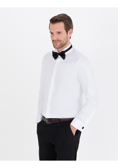 Pierre Cardin Erkek Beyaz Smokin Gömlek 50251058-vr013 Beyaz