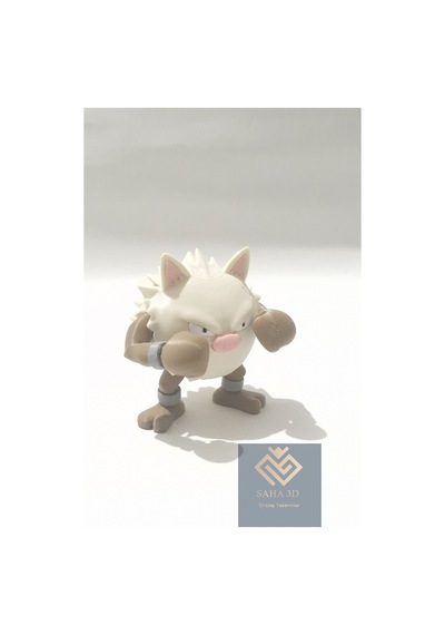 Pokemon Mankey Ve Primeape Gelişim Seti Figür 5 Cm Ve 10 Cm