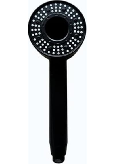 Siyah Elegant Duş Başlığı, 4 Fonksiyonlu Yüksek Basınçlı Duş Başlığı, Yağmur Akışı, Masaj Jeti, Sis Etkisi Ve Karışık Mod
