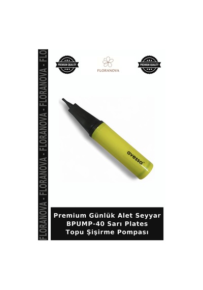 Premium Günlük Alet Seyyar Bpump-40 Sarı Plates Topu Şişirme Pompası
