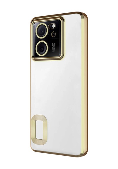 Xiaomi Mi 13t Pro Uyumlu Logo Gösteren Kamera Korumalı Renkli Tasarım Kılıf