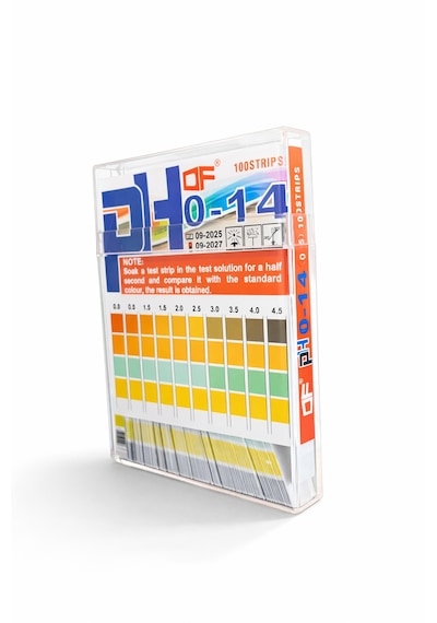 Ph Test Kağıdı 0-14 100 Adet Universal Ph Ölçüm Strip Akvaryum, Havuz Ve Su Test Kiti