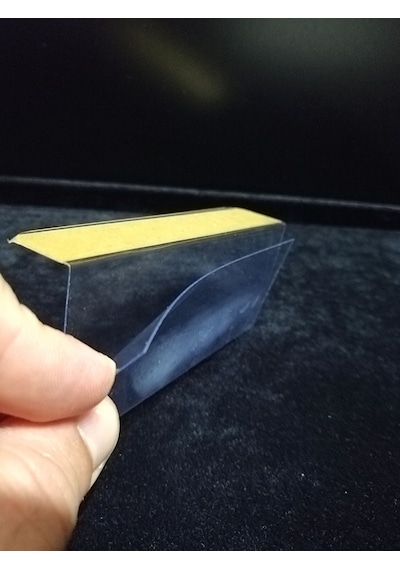 10 Adet Pvc Etiketlik Raf Önü Dik Yapışkanlı 8x4 Cm Vitrin Etiket