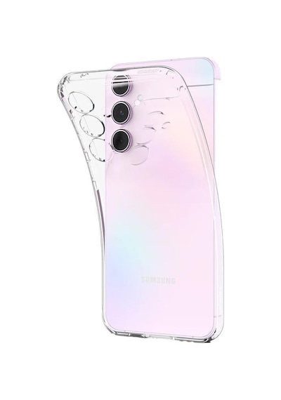 Spigen Galaxy Uyumlu A55 İle Uyumlu Kılıf Liquid Crystal 4 Tarafı Tam Koruma Crystal Clear Şeffaf