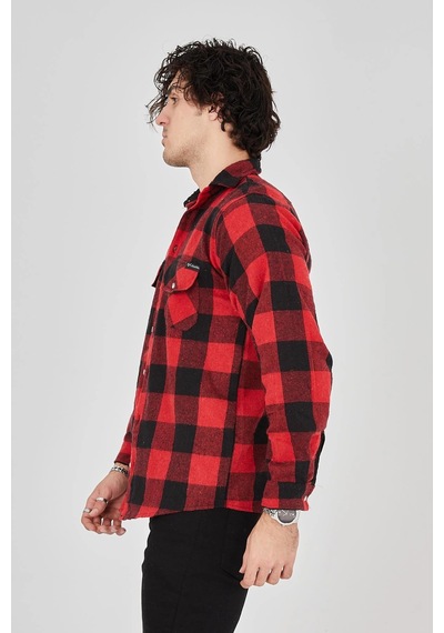 Wear Vexel Erkek Oduncu Gömlek - Kırmızı Çok Renkli