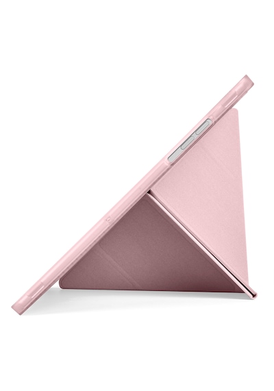 Samsung Galaxy Uyumlu Tab A11 Plus Kılıf Tri Folding Kalem Bölmeli Katlanabilir Standlı Pu Deri Yumuşak Kapak