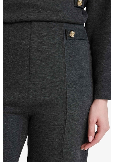 Defacto Straight Fit Düz Paça Pike Pantolon G2918ax26spar104 Antrasit-ar104