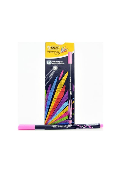 Bıc Intensity Fine Liner Keçe Uçlu Kalem Pembe 12'Li Kutu