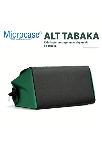 Microcase Çok Bölmeli Su Geçirmez El Tutacaklı Takım Ve Hırdavat Çantası - Al5558 Yeşil